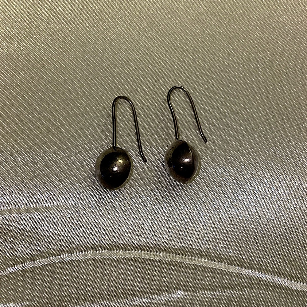 Silpada silver drop earrings